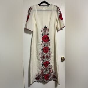 Vintage Carolina’s Dress Shop Philippines Hand Made Embroidered Dress